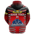 (Custom Personalised) Mate Ma'a Tonga Hoodie Leimatu'a Bulls Creative Style - Red NO.1 LT8