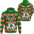 Love New Zealand Clothing - South Sydney Rabbitohs Comic Style Zip Hoodie A35 | Love New Zealand