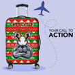 Love New Zealand Luggage Covers - South Sydney Rabbitohs Chritsmas 2022 Luggage Covers A35