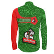 Love New Zealand Clothing - South Sydney Rabbitohs Simple Style Long Sleeve Button Shirt A35 | Love New Zealand
