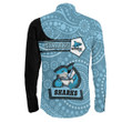 Love New Zealand Clothing - Cronulla-Sutherland Sharks Simple Style Long Sleeve Button Shirt A35 | Love New Zealand
