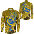 Love New Zealand Clothing - Parramatta Eels Superman Rugby Long Sleeve Button Shirt A35 | Love New Zealand