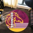 Brisbane Broncos Round Carpet TH4 | Lovenewzealand.co