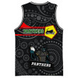 Love New Zealand Clothing - Penrith Panthers Simple Style Basketball Jersey A35 | Love New Zealand