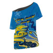 Love New Zealand Clothing - Parramatta Eels Naidoc New Off Shoulder T-Shirt A35