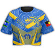 Love New Zealand Clothing - Parramatta Eels Naidoc 2022 Sporty Style Croptop T-shirt A35 | Love New Zealand