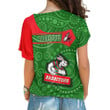 Love New Zealand Clothing - South Sydney Rabbitohs Simple Style One Shoulder Shirt A35 | Love New Zealand