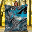 Love New Zealand Premium Blanket - Cronulla-Sutherland Sharks Aboriginal Premium Blanket A35