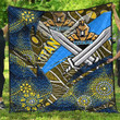 Love New Zealand Quilt - Gold Coast Titans Aboriginal Quilt A35