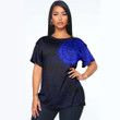 LoveNewZealand Clothing - Polynesian Tattoo Style - Blue Version T-Shirt A7