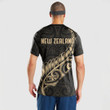LoveNewZealand Clothing - New Zealand Aotearoa Maori Fern - Gold Version T-Shirt A7
