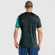 LoveNewZealand Clothing - Polynesian Sun Tattoo Style - Cyan Version T-Shirt A7