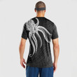 LoveNewZealand Clothing - Polynesian Tattoo Style Octopus Tattoo T-Shirt A7