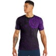 LoveNewZealand Clothing - Polynesian Tattoo Style - Purple Version T-Shirt A7