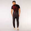 LoveNewZealand Clothing - Polynesian Tattoo Style Octopus Tattoo - Red Version T-Shirt and Jogger Pants A7