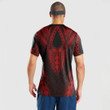 LoveNewZealand Clothing - Polynesian Tattoo Style - Red Version T-Shirt A7