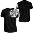 LoveNewZealand Clothing - Polynesian Tattoo Style T-Shirt A7 | LoveNewZealand