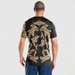 LoveNewZealand Clothing - Polynesian Tattoo Style Maori - Special Tattoo - Gold Version T-Shirt A7
