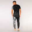 LoveNewZealand Clothing - Kite Surfer Maori Tattoo With Sun And Waves T-Shirt and Jogger Pants A7