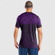 LoveNewZealand Clothing - (Custom) Polynesian Tattoo Style - Purple Version T-Shirt A7