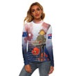 1sttheworld Clothing - (Custom) Anzac Day Remembrance Day Qoute Women's Stretchable Turtleneck Top A31
