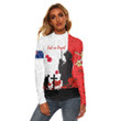 1sttheworld Clothing - New Zealand Anzac Lest We Forget Women's Stretchable Turtleneck Top A31