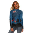 1sttheworld Clothing - New Zealand Anzac Lest We Forget Remebrance Day Women's Stretchable Turtleneck Top A31
