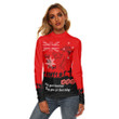 1sttheworld Clothing - Lest We Forget For Those Who Leave Never To Return Women's Stretchable Turtleneck Top A31
