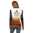 1sttheworld Clothing - Anzac Day Australian Air Force Women's Stretchable Turtleneck Top A31