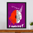 1sttheworld Canvas - New Zealand Anzac Red Poopy Purple Framed Wrapped Canvas A31