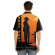 1sttheworld Clothing - (Custom) Anzac Day Lest We Forget Soldier Standing Guard Hawaii Shirt A31
