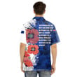 1sttheworld Clothing - Anzac Day Silhouette Soldier Hawaii Shirt A31