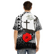 1sttheworld Clothing - Anzac Day Poppy Remembrance Hawaii Shirt A31