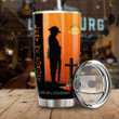 1sttheworld Tumbler - (Custom) Anzac Day Lest We Forget Soldier Standing Guard Tumbler A31