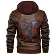 Love New Zealand Clothing - Anzac Day Lest We Forget The Last Post Trumpet Leather Jacket A35
