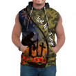 Love New Zealand Clothing - Anzac Day Camouflage Soldier Australian - Sleeveless Hoodie A95 | Love New Zealand