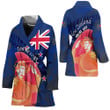 Love New Zealand Clothing - Anzac Day New Zealand Poppy - Bath Robe A95 | Love New Zealand