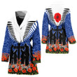 Love New Zealand Clothing - Anzac Day Soldier And Poppys - Bath Robe A95 | Love New Zealand