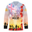Love New Zealand Clothing - Anzac Day Australia Poppy - Hockey Jersey A95 | Love New Zealand