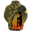 Love New Zealand Clothing - Anzac Day Camouflage Soldier Australian - Hoodie A95 | Love New Zealand