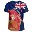 Love New Zealand Clothing - Anzac Day New Zealand Poppy - T-shirt A95 | Love New Zealand