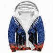 Love New Zealand Clothing - Anzac Day Soldier And Poppys - Sherpa Hoodies A95 | Love New Zealand