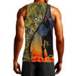 Love New Zealand Clothing - Anzac Day Camouflage Soldier New Zealand - Tank Top A95 | Love New Zealand