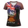 Love New Zealand Clothing - Anzac Day Soldier Australian - V-neck T-shirt A95 | Love New Zealand