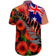 Love New Zealand Clothing - Anzac Day Poppys - Short Sleeve Shirt A95 | Love New Zealand