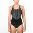 Maori Neck And Arm Women Low Cut Swimsuit A95 | Love New Zealand