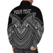 Maori Pattern Padded Jacket A95 | Love New Zealand