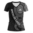 Love New Zealand Clothing - American Samoa Polynesia - V-neck T-shirt A95 | Love New Zealand