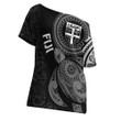 Love New Zealand Clothing - Fiji Polynesia - Off Shoulder T-Shirt A95 | Love New Zealand