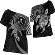 Love New Zealand Clothing - Chuuk Islands Polynesia - Off Shoulder T-Shirt A95 | Love New Zealand